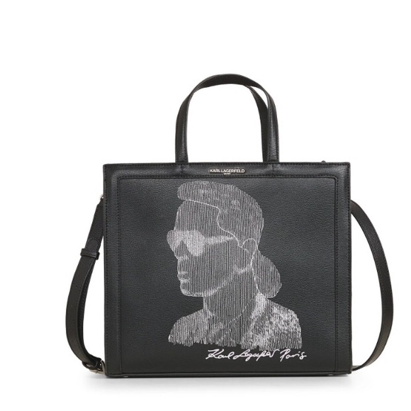 karl Lagerfeld Paris Handbags - Karl Lagerfeld Black Tote Bag Paris❤️